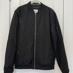 Old Navy Black Lightweight Bomber Jacket